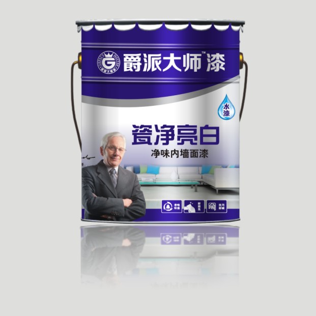 瓷净亮白净味内墙面漆