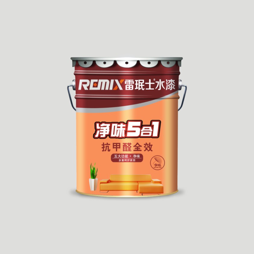 净味5合1抗甲醛全效墙面漆